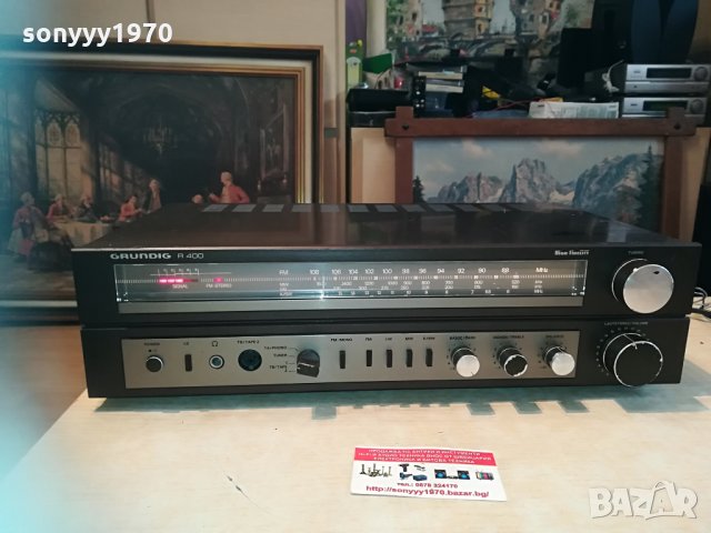 grundig retro receiver-germany 2204210758, снимка 5 - Ресийвъри, усилватели, смесителни пултове - 32638449