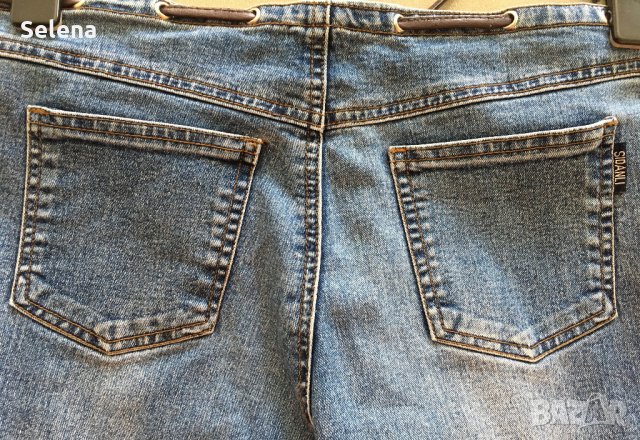 еластични дамски дънки с ниска талия, снимка 4 - Дънки - 26553505