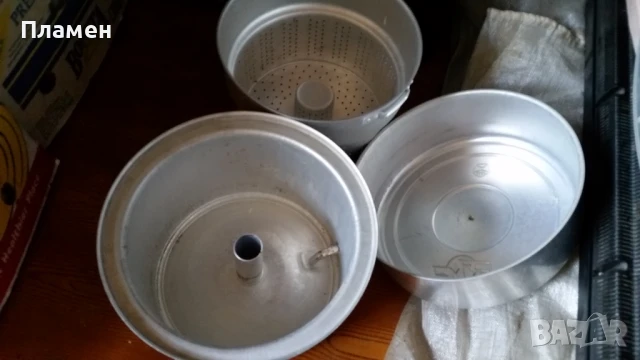  Алуминиева тенджера парова соковарка СССР ЯМ , снимка 3 - Съдове за готвене - 51110992
