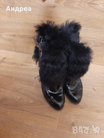 Обувки на ток и боти 37 номер, снимка 2 - Дамски боти - 52589291