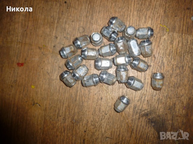 24 бр.Никелирани гайки за джанти Грейт Уол Ховър, снимка 2 - Части - 43641155