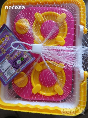 детски сервиз в кошничка, снимка 1