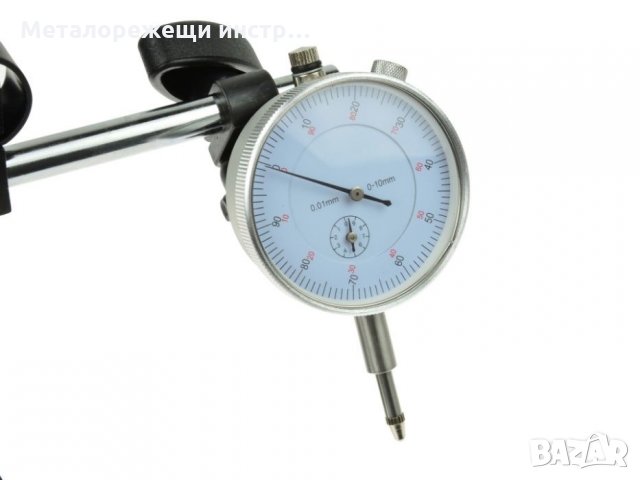Магнитна стойка с индикаторен часовник , снимка 3 - Други инструменти - 28361654