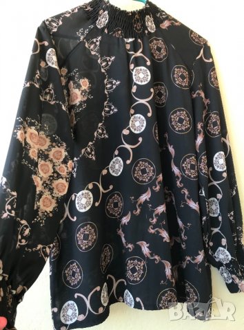 Дамска блуза риза - Л, снимка 3 - Ризи - 33120351