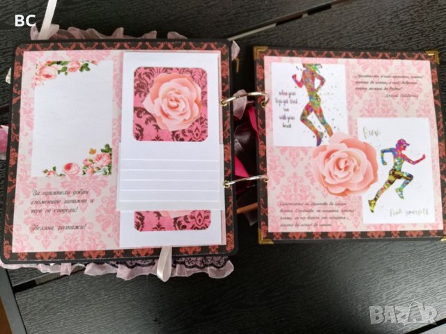 Ръчно изработени албуми 21х21 см. Само по поръчка, персонално надписани и декорирани. , снимка 10 - Сватбени аксесоари - 32905586