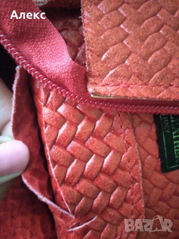 Genuine - дамска чанта тип торба кожа, снимка 6 - Чанти - 40628090