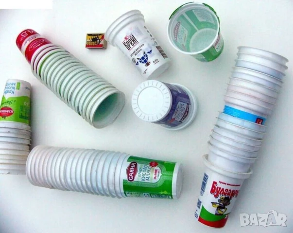 Пластмасови КОФИЧКИ 500 мл Кофи тип Саксии за Разсад Кутии Контейнери за Съхранение БАРТЕР, снимка 2 - Саксии и кашпи - 51099269