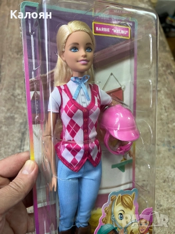 Кукла Barbie Mysteries The Great Horse Chase - Ездачка, Malibu - чисто нова , снимка 2 - Кукли - 52207354