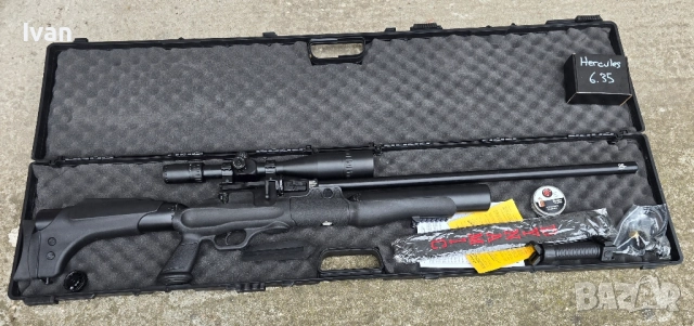 Въздушна пушка PCP Hatsan Hercules 666 6,35мм, снимка 10 - Въздушно оръжие - 52559929