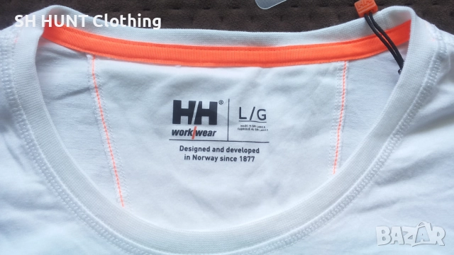 HELLY HANSEN Chelsea Evolution Work T-shirt размер L работна тениска W4-399, снимка 7 - Тениски - 52026150