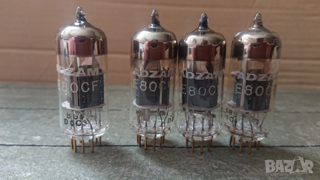 Нова радиолампа gold pin ADZAM E80CF, използвани радиолампи gold pin ADZAM E80CF. 