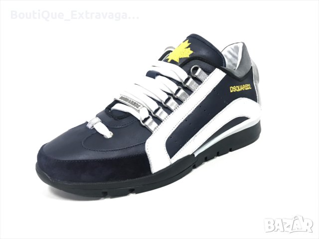 Мъжки обувки Dsquared Blue/Yellow !!!, снимка 5 - Маратонки - 44033196