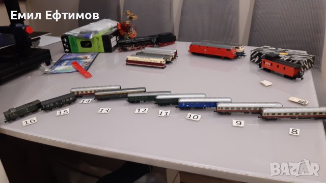 Пътнически вагони, Fleischmann, Roco, Lima, Schchit, Liliput, Trix мащаб N, снимка 2 - Колекции - 43528301