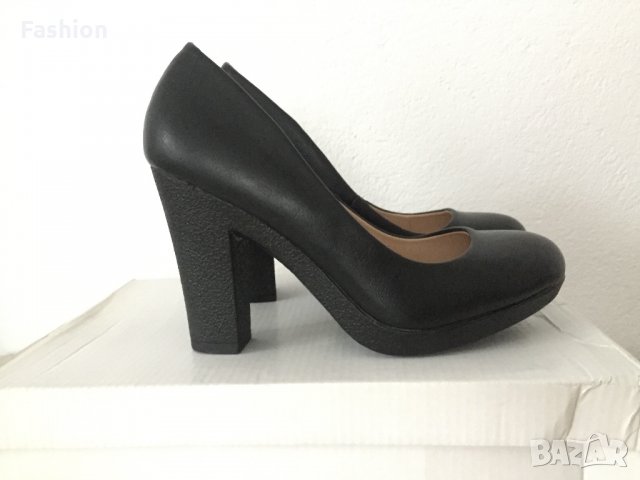 Нови черни официални обувки, снимка 3 - Дамски обувки на ток - 26666958