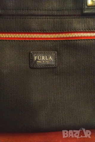FURLA Оригинална чанта естествена кожа намалена, снимка 5 - Чанти - 44883091
