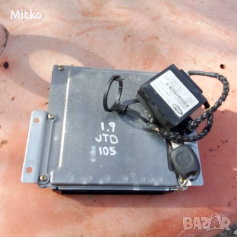 Компютър ECU + Имобилайзер За Фият Мултипла 1.9ДжТД 2001г / Fiat Multipla 1.9JTD 2001y, снимка 3 - Части - 42967245