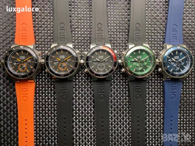 Мъжки часовник ORIS Carlos Coste Chronograph Limited Edition с кварцов механизъм, снимка 11 - Мъжки - 43895290