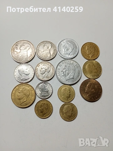 МОНАКО МОНЕТИ ЛОТ 50 ФРАНКА 1950 Г 5 ФРАНКА 1943 Г , снимка 6 - Нумизматика и бонистика - 53152842