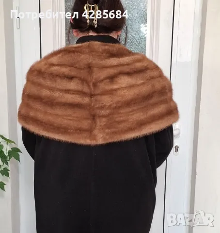 продавам голям шал норки, снимка 2 - Шалове - 49063427
