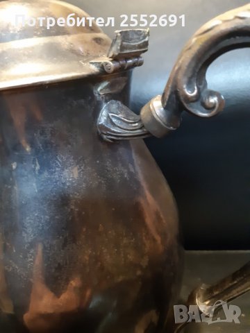 Посребрен старинен съд , снимка 2 - Антикварни и старинни предмети - 27785013