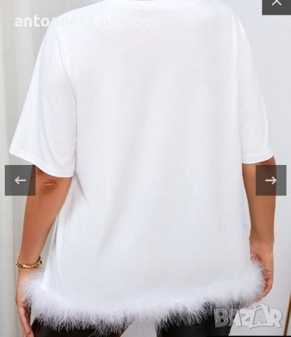 Туника с пухче, снимка 3 - Туники - 43511017