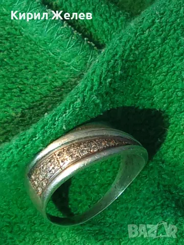 СТАР РУСКИ СРЕБЪРЕН ПРЪСТЕН СРЕБРО 925 с 2ри ЩЕМПЕЛ ХБО ИНКРУСТИРАН с БЛЕСТЯЩИ ЦИРКОНИ 47527, снимка 18 - Антикварни и старинни предмети - 50136447