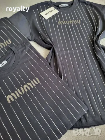 Miu Miu висок клас памучна дамска тениска 