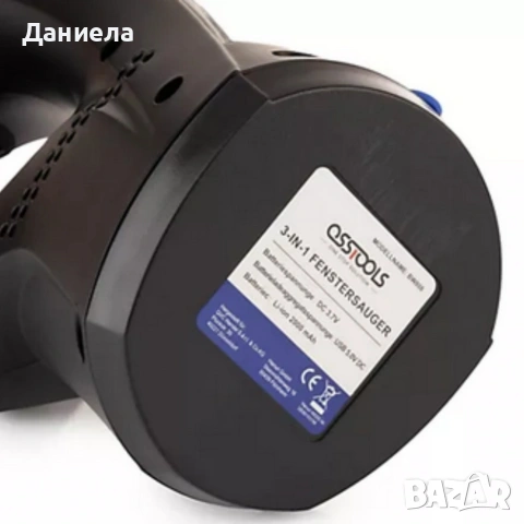 Прахосмукачка за прозорци OSSTOOLS 3 в 1 – Безжично почистване без капки и мокри следи, снимка 6 - Прахосмукачки - 53238008