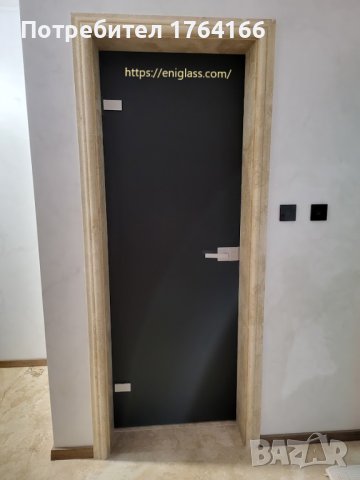 стъклени врати с каса от камък, снимка 3 - Врати за баня - 43397603