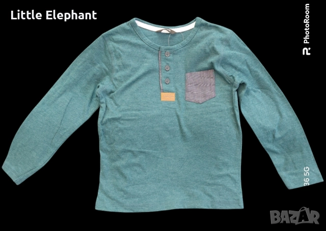 Блузка с дълъг ръкав за 4-5 год момченце"Denim,NYC",Англия/нова