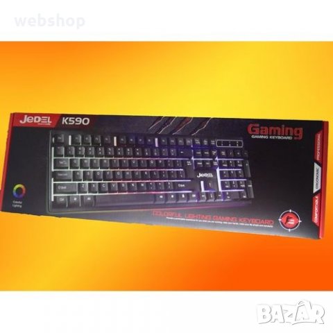 Комплект Водоустойчива Геймърска Светеща клавиатура + Геймърска Мишка, снимка 2 - Клавиатури и мишки - 35034360