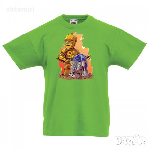 Детска тениска Star Wars R2-D2 & C3PO Star Wars,Игра,Изненада,Подарък,, снимка 6 - Детски Блузи и туники - 36667666