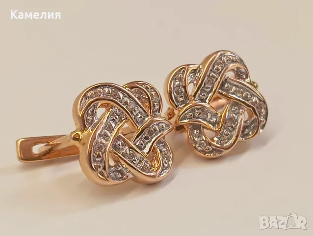 Руско злато , снимка 2 - Обеци - 50112026