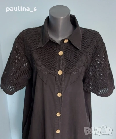 Два различни броя / Разкошна комбинирана рокля / голям размер , снимка 18 - Рокли - 44458718