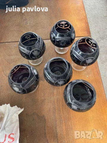 Червен кристал, снимка 2 - Сервизи - 50658406