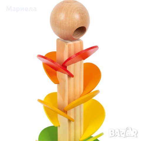 Акустична кула за топчета , Дървено музикално дърво с цифри , Монтесори, снимка 3 - Образователни игри - 43847377