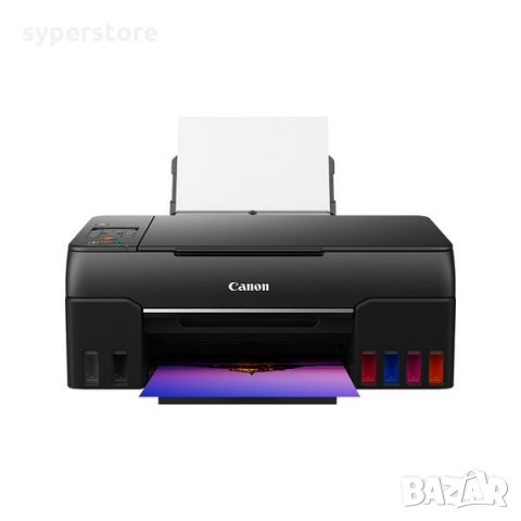 Принтер Мастиленоструен Мултифункционален 3 в 1 Цветен Canon PIXMA G640 Принтер, Скенер и Копир, снимка 3 - Принтери, копири, скенери - 33560917