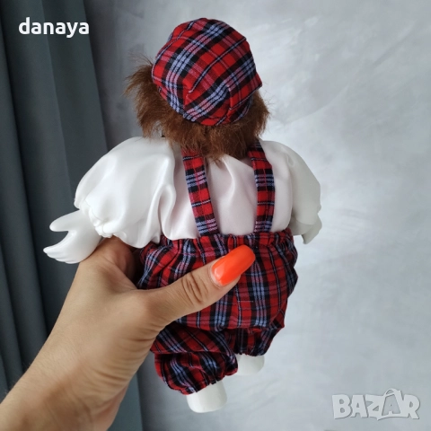 6101 Декоративна ретро кукла Палячо кукла Клоун, 25 см, снимка 3 - Декорация за дома - 51446439