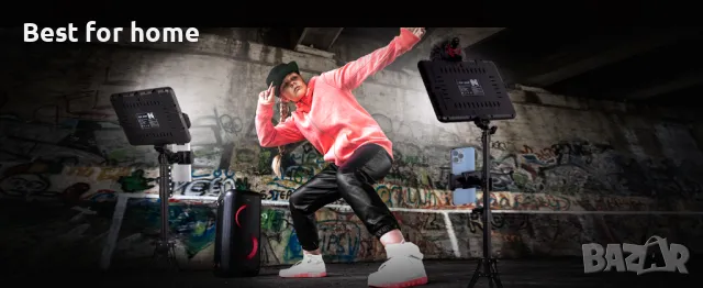 Комплект LED видео осветителни тела, NiceVeedi Studio Light, 2800-6500K, снимка 12 - Светкавици, студийно осветление - 49235913