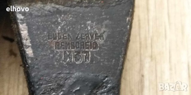 Стара ножица за рязане на арматура WW II, 1937 Eugen Zerver Remscheid H37, снимка 3 - Антикварни и старинни предмети - 43953081