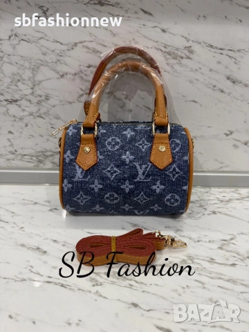 Louis Vuitton мини в синьо / дънкова, снимка 4 - Чанти - 53081386