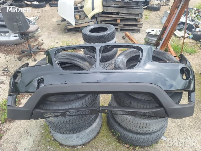 BMW X1 E84 LCI Facelift X-Line 2012-2015 Година Предна Броня Оригинална Със Спойлер БМВ Х1 Фейслифт , снимка 2 - Части - 50482052