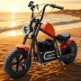 🏍️🔥 Електрически детски мотоциклет – чопър стил Harley 🔥, снимка 3