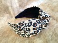 Леопардова диадема с възел Ръчна Изработка Диадеми , снимка 2