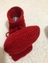 бебешки плетени чорапчета, снимка 1 - Бебешки чорапи - 43747113