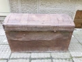 Автентичен стар възрожденски сандък за чеиз с метален обков, снимка 1