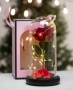 Красива Вечна роза в стъкленица + Led светлина, снимка 4
