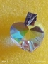 Сребърна висулка във формата на сърце с кристал SWAROVSKI Северно сияние 17542, снимка 7