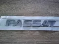 сребрист надпис Volkswagen Passat стар стил, снимка 1