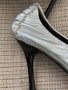 Уникални скъпи сребристи обувки CAFENOIR Италия, снимка 8